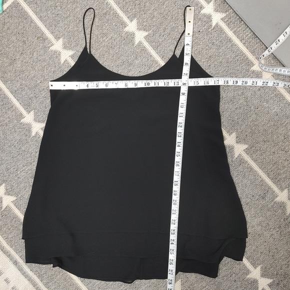 Reiss Black Layered Spaghetti Strap Top Size 4 - Picture 12 of 12